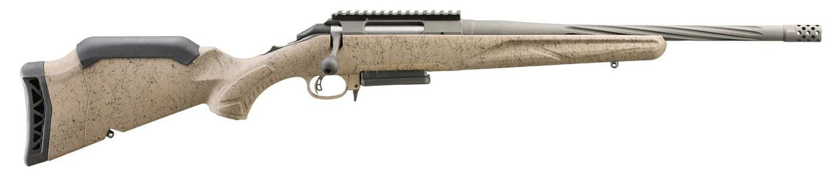 RUGER AMERICAN G2 RANCH 308WIN 16.1" SPIRAL FLTD T.B. FDE SPLTR 3RD