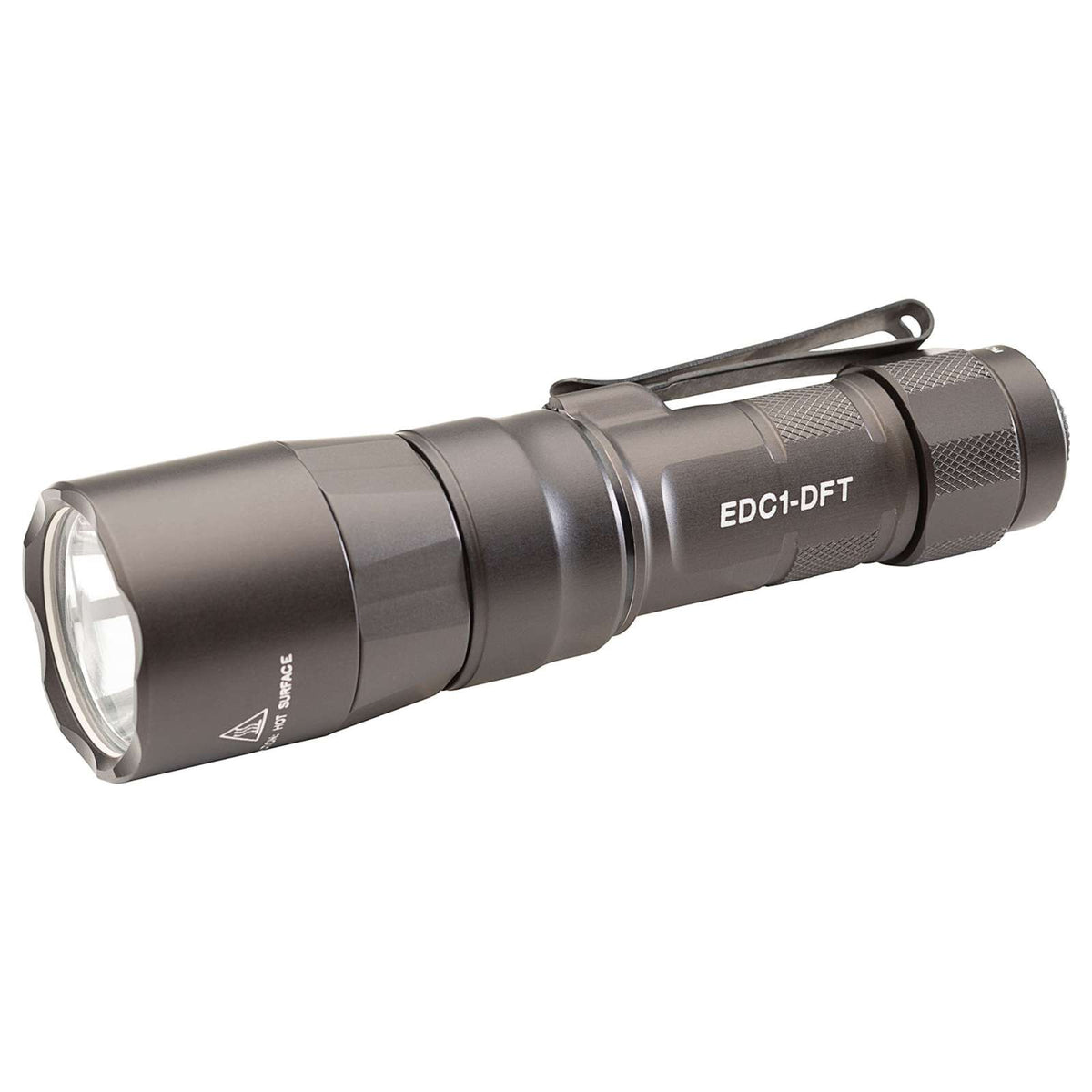SUREFIRE EDC DUAL FUEL TURBO 18650/CR123A CLEAR HARD ANODIZED