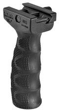 FAB Defense FXREGB REG Ergonomic Rubberized Tactical Foregrip w/Waterproof Storage Compartment Black Latex & Reinforced 