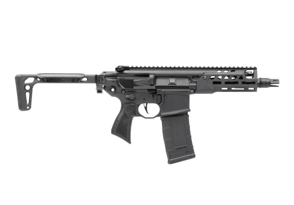 SIG SAUER MCX RATTLER 6.75" PISTOL BLACK PCB BRACE 1-30RD MAG