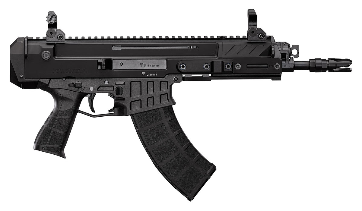 CZ-USA 91460 Bren 2 MS  7.62x39mm 30+1 9.50" Black Steel Barrel, Black Aluminum Receiver w/Picatinny Rail, Carbon Fiber/