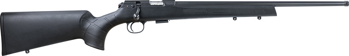 CZ-USA 02314 CZ 457 American SR Full Size 22 WMR 5+1 20" Black Nitride Steel Threaded Barrel Black Nitride Steel Receive