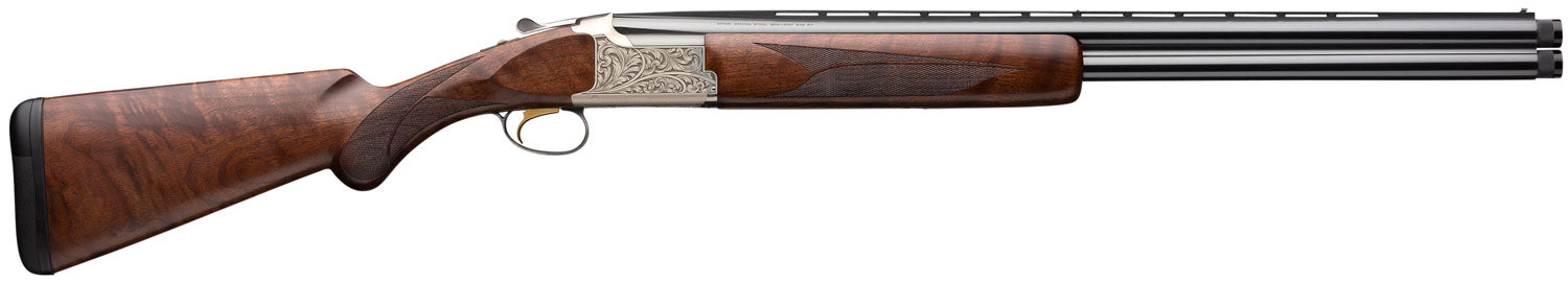 Browning 018163304 Citori Feather Lightning 12 Gauge 28" Barrel 3" 2rd, Blued Steel Barrel, Satin Nickel Finished Engrav