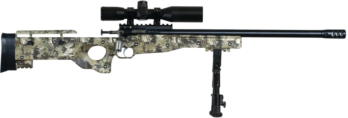 Crickett KSA2151 CPR Complete Package Youth 22 LR 1rd 16.12" Threaded Bull Barrel w/Muzzle Brake, Adjustable Cheek Comb 