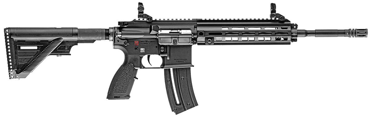 HK 81000401 HK 416  22 LR 20+1 16.10" Black Steel Threaded Barrel Aluminum w/M-LOK & Picatinny Rail Black Aluminum Recei
