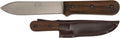 Ka-Bar BK62 Becker Kephart 5.13" Fixed Drop Point Plain Satin Stonewashed 1095 Cro-Van Blade, Walnut Handle, Includes Sh