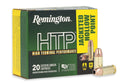 Remington Ammunition 28288 HTP  9mmLuger 115gr Jacketed Hollow Point 20 Per Box/25 Case