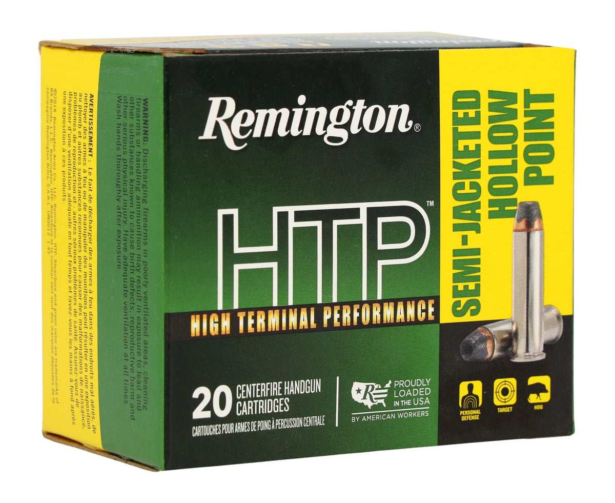 Remington Ammunition 22237 HTP  357Mag 110gr Semi Jacketed Hollow Point 20 Per Box/25 Case