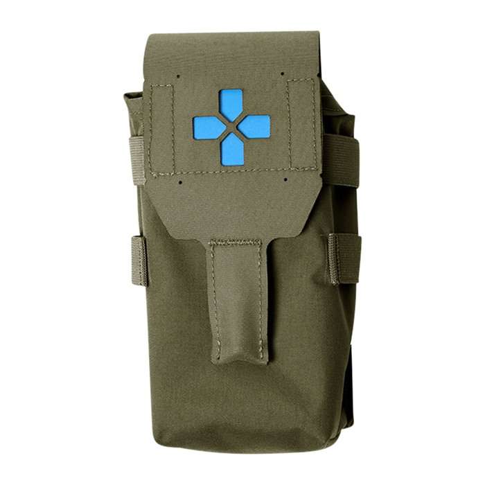 BLUE FORCE TRAUMA KIT NOW! SMALL - MOLLE HELIUM WHISPER - ESSENTIALS SUPPLIES - RANGER GREEN