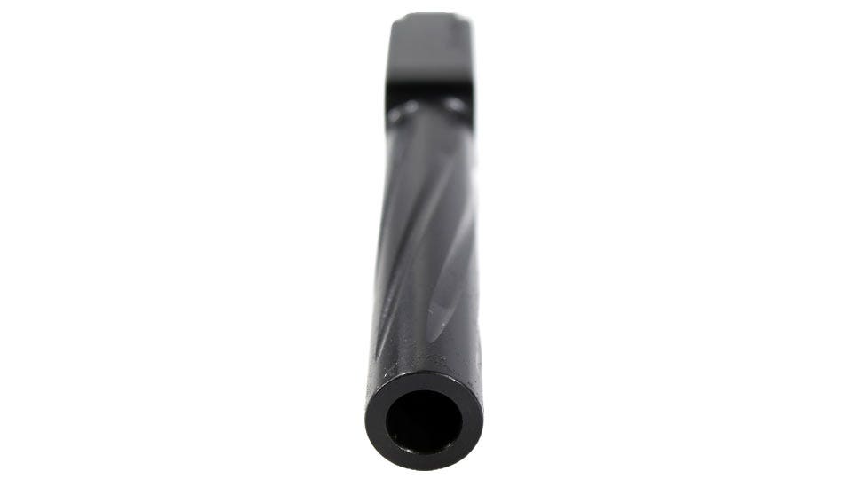 Barrel for Grizzly 101 & Glock 17 9mm, Black Nitride Spiral Fluted, Unthreaded