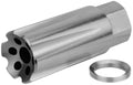 TacFire MZ10209MMSS Linear Compensator Stainless Steel with 1/2"-36 tpi Threads, 2.05" OAL & 0.87" Diameter for 9mm Luge