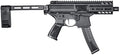 Sig Sauer PMPX4B9 MPX K  9mm Luger Caliber with 4.50" Barrel, 30+1 Capacity, Black Hard Coat Anodized Metal Finish, Fold