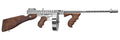 Thompson T150DCRTS 1927A-1 Deluxe 45 ACP Caliber with 16.50" Barrel, 20+1 Capacity (Stick), 50+1 Capacity (Drum), Hard-C