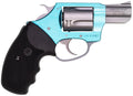 Charter Arms 53860 Undercover Lite Santa Fe Sky Small 38 Special, 5 Shot 2" Stainless Steel Barrel & Cylinder, Turquoise
