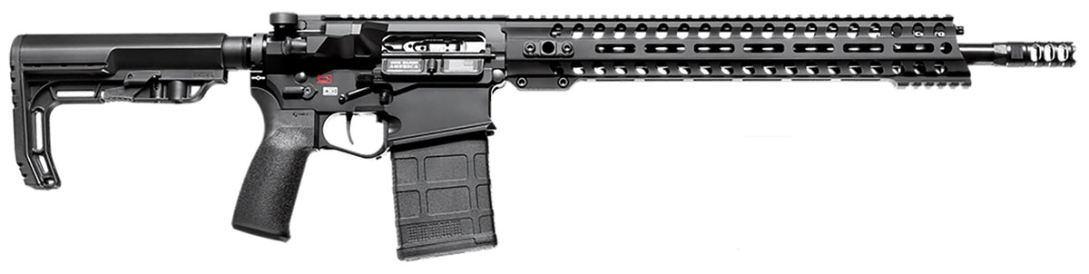 Patriot Ordnance Factory 01581 Revolution  308 Win,7.62x51mm NATO 16.50" 20+1 Black Hard Coat Anodized 6 Position MFT BM