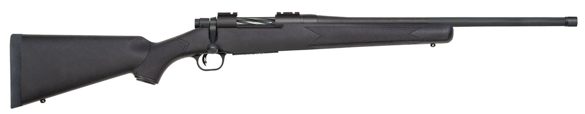 Mossberg 28013 Patriot  Full Size 450 Bushmaster 4+1 20" Matte Blued Fluted Threaded Barrel, Drilled & Tapped Matte Blue