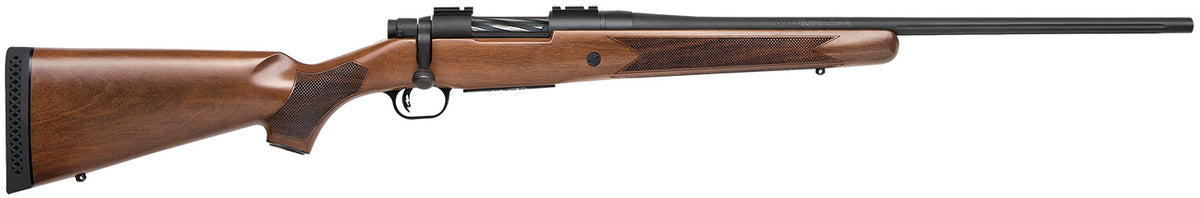 Mossberg 28026 Patriot  Full Size 6.5 Creedmoor 5+1 22" Matte Blued Fluted Barrel, Drilled & Tapped Matte Blued Stainles
