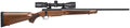 Mossberg 28059 Patriot  25-06 Rem Caliber with 5+1 Capacity, 22" Fluted Barrel, Matte Blued Metal Finish & Walnut Stock 