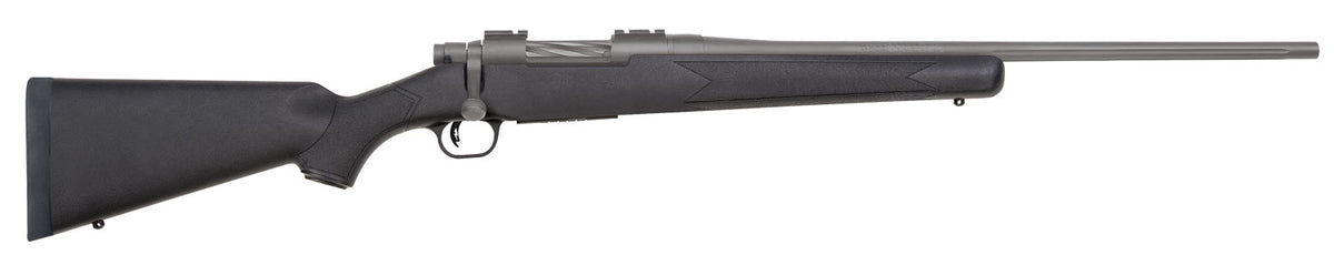 Mossberg 28068 Patriot  Full Size 22-250 Rem 5+1 22" Stainless Cerakote Fluted Barrel, Drilled & Tapped Stainless Cerako