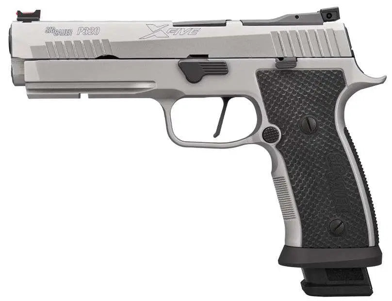 SIG SAUER P320 SXG 9MM 5" STAINLESS, ADJ. SIGHTS, SXG GRIP O.R. 3-21RD