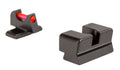 Trijicon 601050 Fiber Sights  Red/Fiber Optic Front Sight-Black/Blank Rear Sight Sig Sauer P225/P226/P228 #8 Front/#8 Re