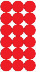 Pro-Shot P432M SplatterShot Repair Pasters Red 1" Self-Adhesive 432 Pasters