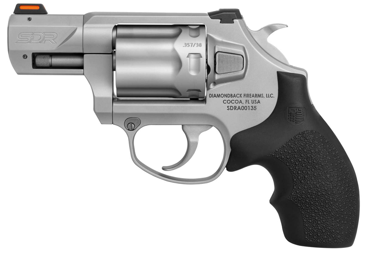 DIAMONDBACK SDR 357 STS GLASS BEADED REVOLVER 6RD 2" BRL