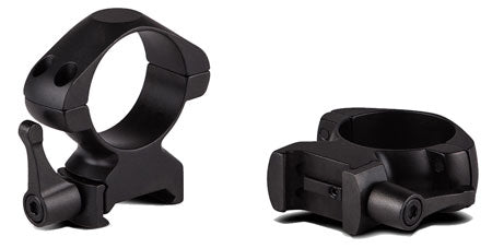 Konus 7409 Steel Rings  Matte Black 30mm Quick Release High 0 MOA