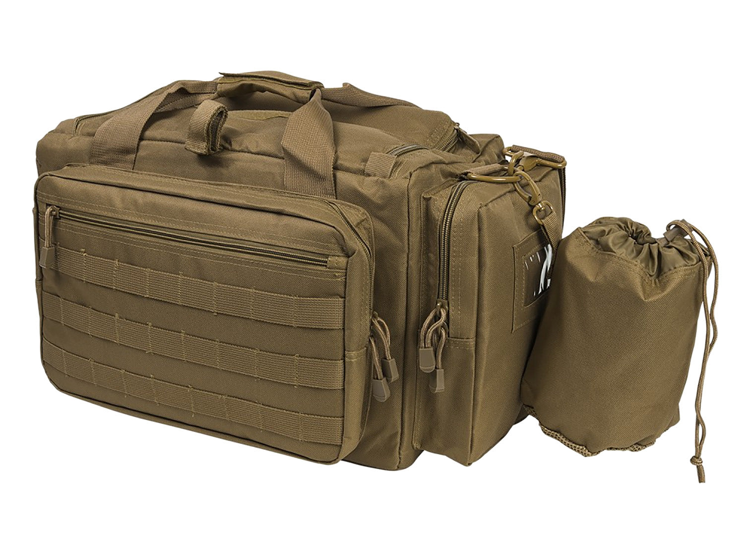 NcStar CVCRB2950T VISM Competition Range Bag with Padded Side Pockets, Lockable Zippers, Mag Pockets, Large D-Rings, Wid