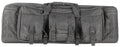 NcStar CVDC2946U36 VISM Double Carbine Case Urban Gray PVC Nylon w/ Foam Padding Lockable Zippers Pockets & MOLLE Webbin