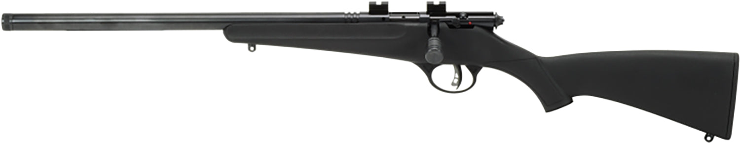 Savage Arms 13841 Rascal FLV-SR Youth 22 LR 1rd 16.12" Matte Blued Heavy Barrel, Matte Blued Carbon Steel Receiver, Blac