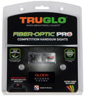 TruGlo TG132G2 Fiber-Optic Pro  Red/Fiber Optic Front Sight-Black/Blank Rear Sight Glock 20/21