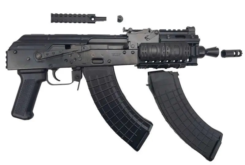 PIONEER ARMS QUAD RAIL MICRO HELLPUP PRO 7.62X39 PISTOL 7" PICATINNY REAR TRUNNION 2-30RD