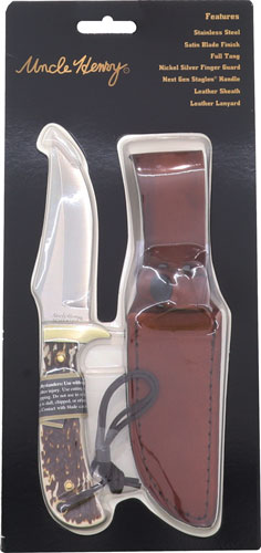 UNCLE HENRY KNIFE STAGLON 4"