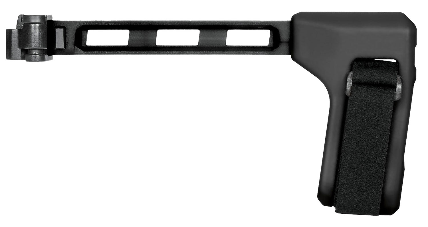 SB Tactical FS1913-01-SB FS1913-01-SB  Side Folding Black Synthetic with 9.60" OAL & Nylon Strap for AR-Platform with 19