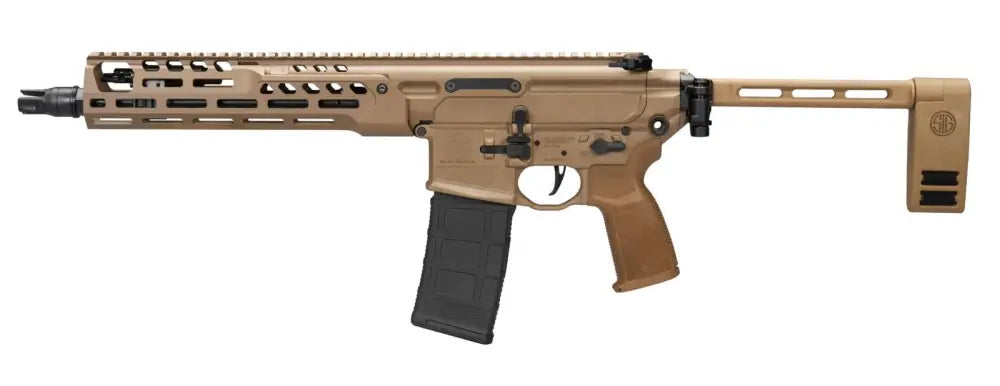 SIG SAUER MCX 5.56 PISTOL 11.5" PISTOL FDE CERAKOTE, FOLDING PCB, 1-30RD MAG
