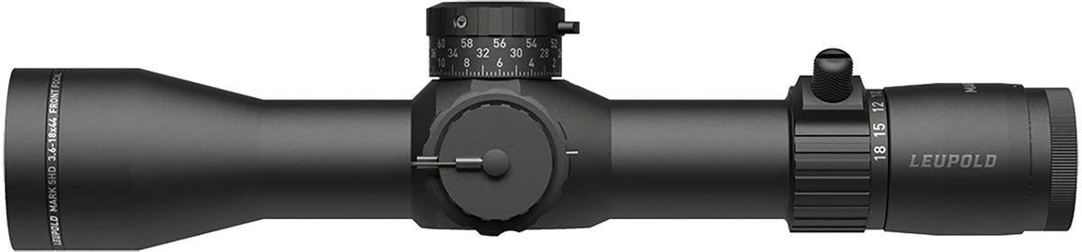 Leupold 176446 Mark 5HD  Matte Black 3.6-18x44mm M1C3 Illuminated PR-1MOA Reticle 35mm Tube