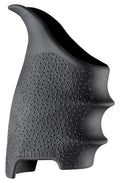 Hogue 17600 HandAll Beavertail Grip Sleeve made of Rubber with Textured Black Finish & Finger Grooves for Sig P320