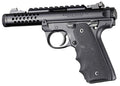 Hogue 79080 Rubber Grip  Black with Finger Grooves for Ruger Mark IV 22/45