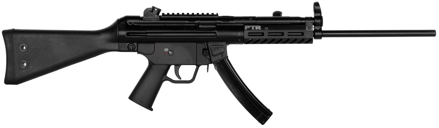 PTR 608 9R  Carbine 9mm Luger 30+1 16.20" Black Stainless Steel Barrel, Black Picatinny Rail Aluminum Receiver, M-LOK Ha