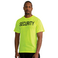 Rothco 2-Sided Security T-Shirt - Safety Green