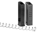 Kriss USA KVAMX2K10BL00 Mag-Ex2 Extension Kit Extended 10mm Auto 33rd Compatible w/Glock 20/40 Gen3-5 15rd Mag Black Pol