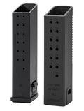 Kriss USA KVAMX2K90BL00 Mag-Ex2 Extension Kit Extended 9mm Luger 40rd Compatible w/Glock 17 Gen3-5 17rd Magazines Black 