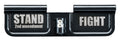 Phase 5 Weapon Systems EPCSTAND Ejection Port Door  AR-15 Black Parkerized Steel 3.10" Engraved "Stand & Fight"