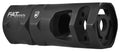 Phase 5 Weapon Systems FATMAN556 FATman Hex Brake Black Parkerized Steel with 1/2"-28 tpi Threads & 3" OAL for 223 Rem, 