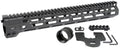 MIDWEST INDUSTRIES INC MICRM14 M-Series AR-15 6061 Aluminum Black Hard Coat Anodized 14"