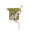 Timney Triggers 51716V2 Elite Hunter  Straight Trigger with 3 lbs Draw Weight & Green/Nickel Finish for Remington 700 Ri
