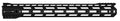 Rise Armament RA905100BLK RA-905 Handguard 10" 6061-T6 Aluminum Black Anodized with M-LOK & Picatinny Rail for AR-15