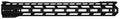 Rise Armament RA905135BLK RA-905 Handguard 13.50" 6061-T6 Aluminum Black Anodized with M-LOK & Picatinny Rail for AR-15