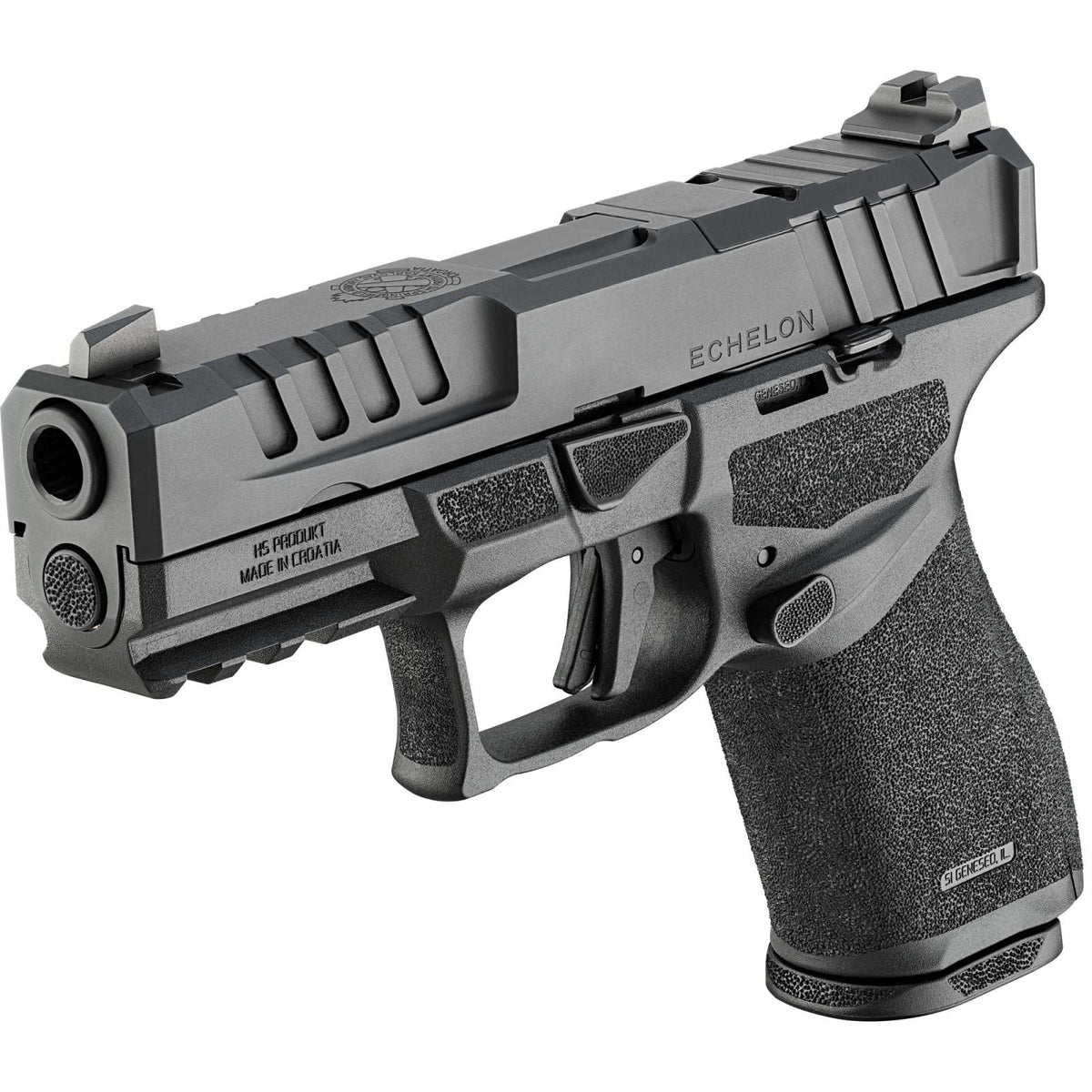 SPRINGFIELD ARMORY ECHELON 4.0C 9MM PISTOL 4" BLACK 2-15RD, U NOTCH